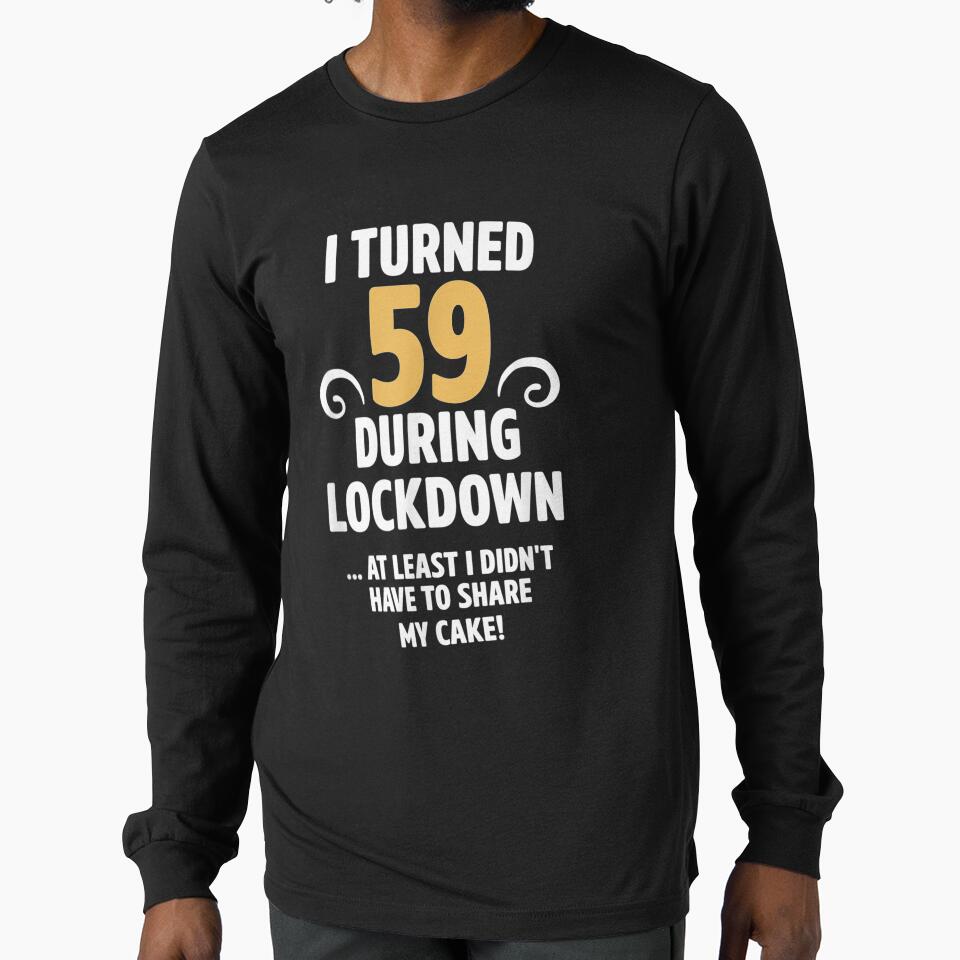 59 Year Old Men Women Lockdown Birthday Decorations by christinero2