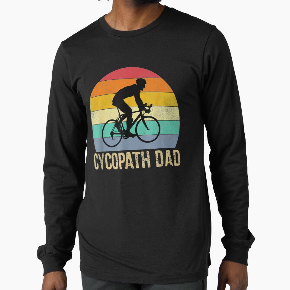 Funny Cycopath Dad For Bike Riders Matching Couple Family by sheilase