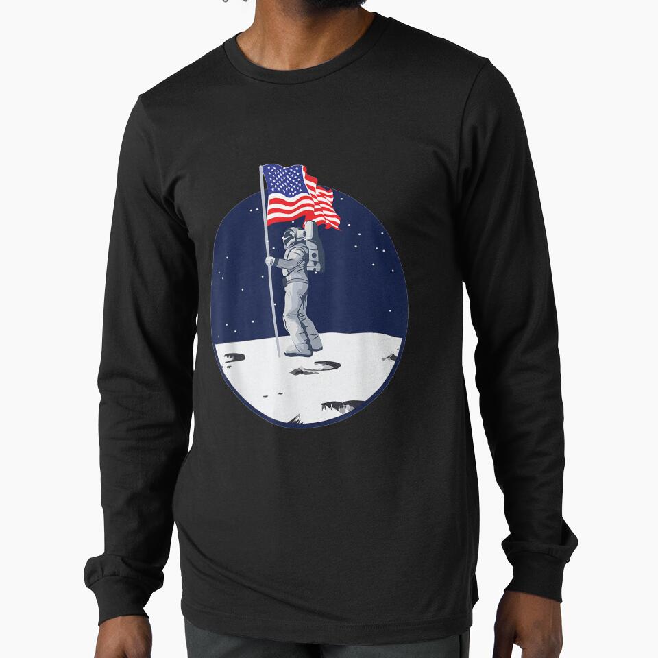 Us Flag Astronaut Independence Day 4th Of July Party by laurader