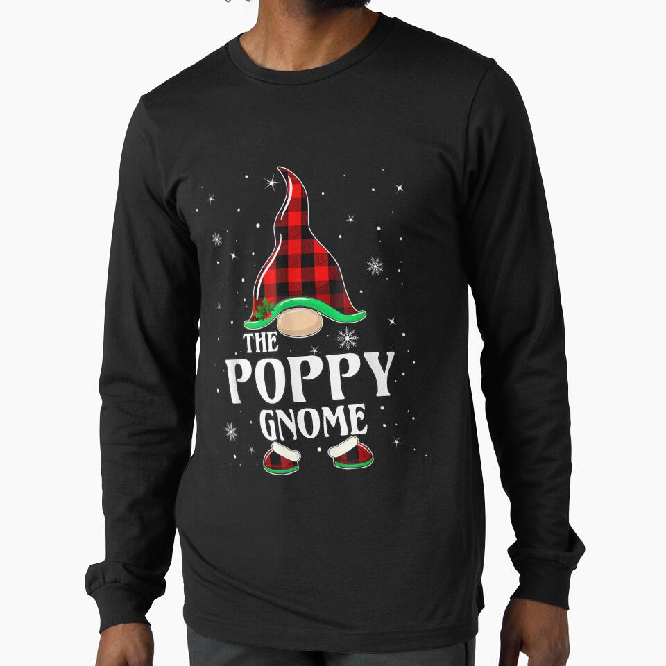 Poppy Gnome Buffalo Plaid Matching Family Christmas Pajama by brita797