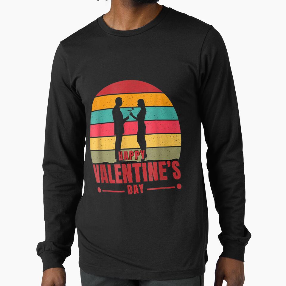 Happy Valentines Day Boys Girls Official Vintage Sunset by bessiey23