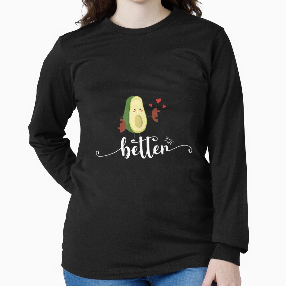 Avocado Better Half Matching Couple Funny Valentines Day by bessiey23