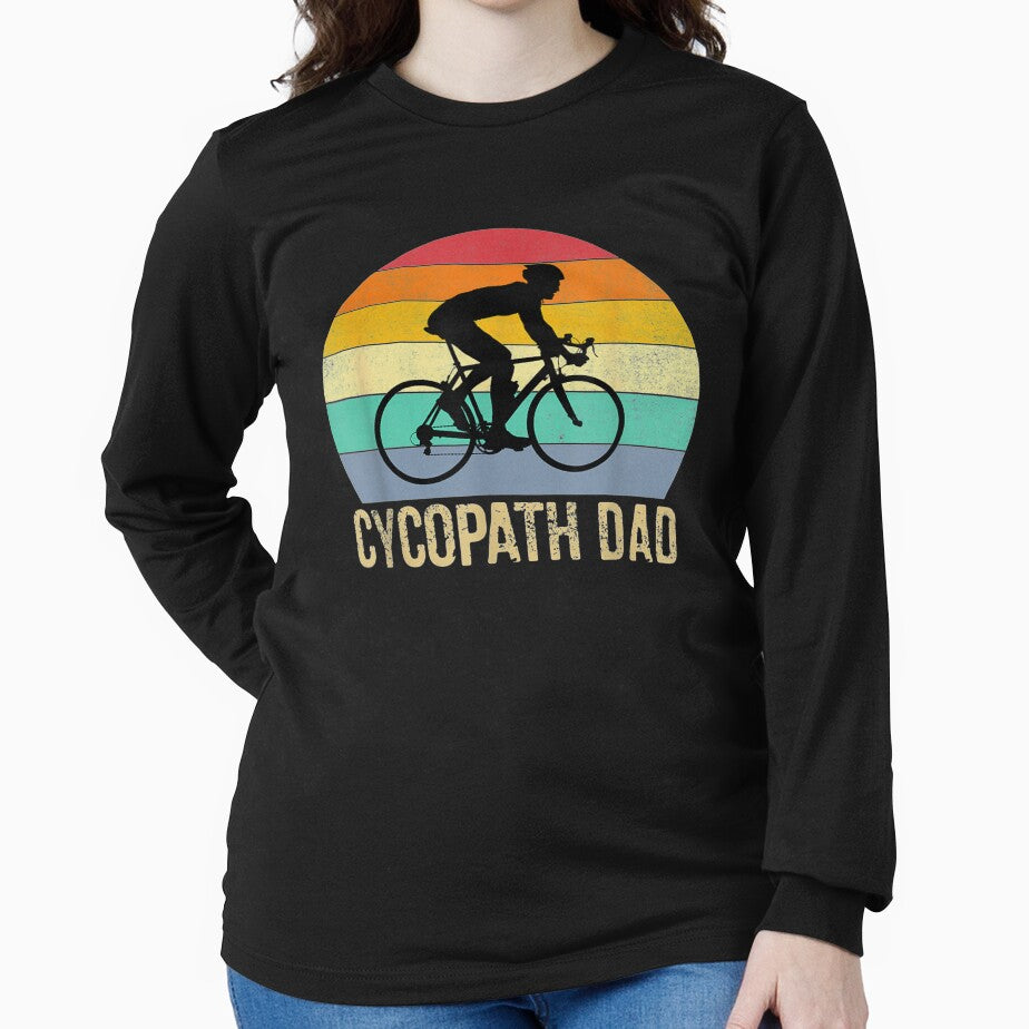 Funny Cycopath Dad For Bike Riders Matching Couple Family by sheilase