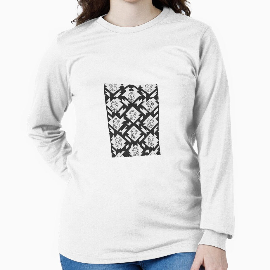 Chunky monkey houndstooth pattern by Bluecatfund