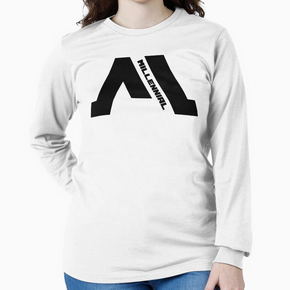 Abstract Millennial Black Print by burnoutbright