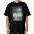 Mountains moon by Wasef Baker
