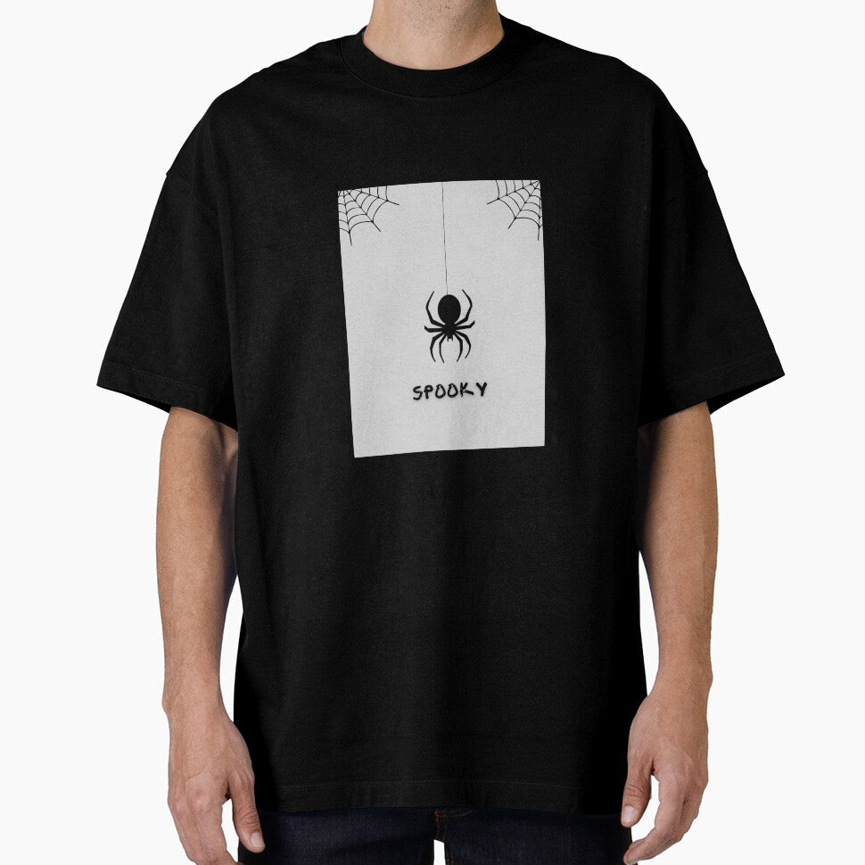 Spooky Spider T-Shirt – Minimal Halloween Creepy Cute Graphic Tee by BRANDPICKUP