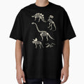 Dinosaur Fossils in Black by latheandquill