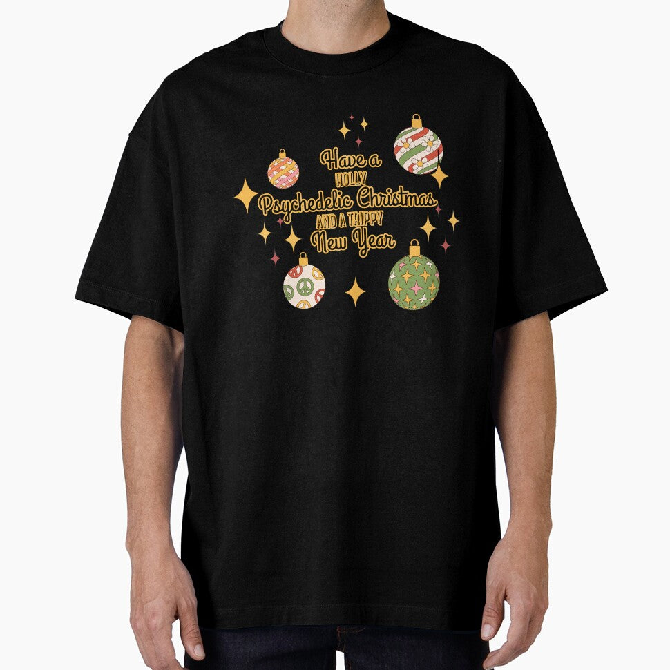 Holly Psychedelic Christmas and Trippy New Year Design by whereisOlga_