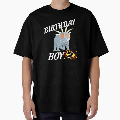 2 Years Old Birthday ShirtDinosaur Gift Design by drwigglebutts