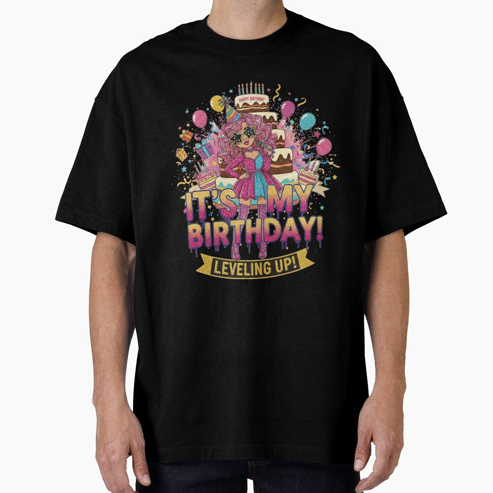 It's My Birthday - Leveling Up Party Tee by Pixie Pop