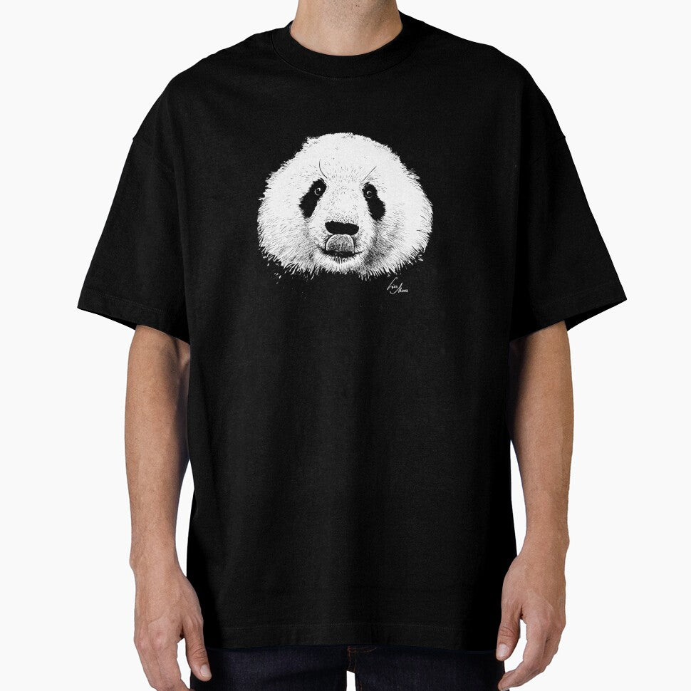 Panda Head Illustration by Lisa-Mona