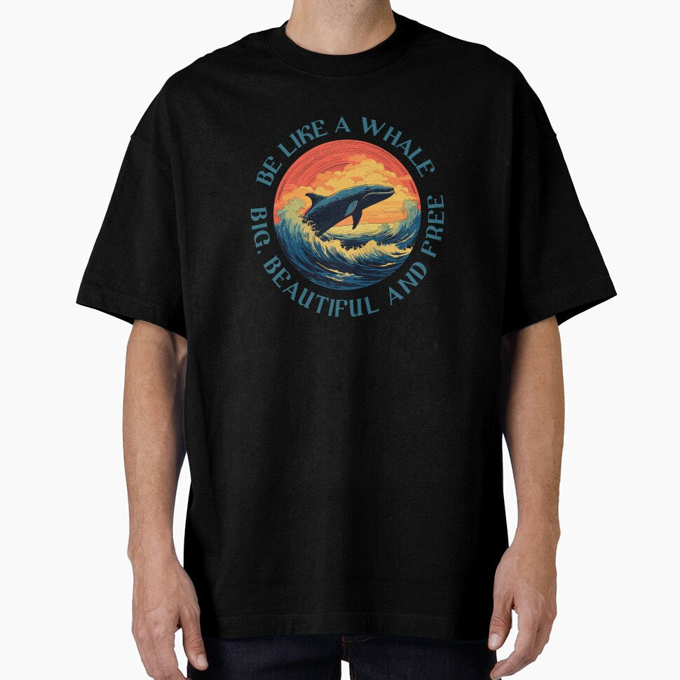 Be like a whale: big, beautiful and free,  whale lover, whale watching by CG Studio