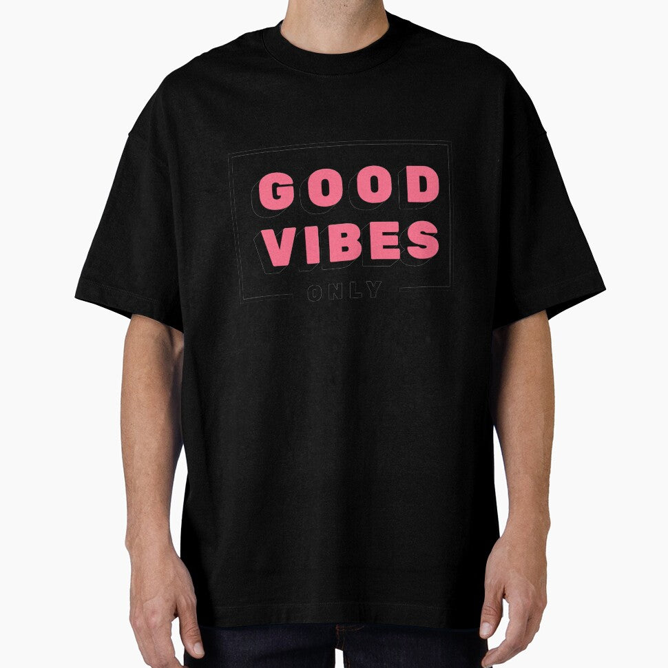 Good Vibes Only | Retro Turquoise and Pink by SoNifty