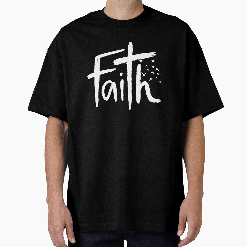 Faith-dove-Christian t shirt by Faithandpattern