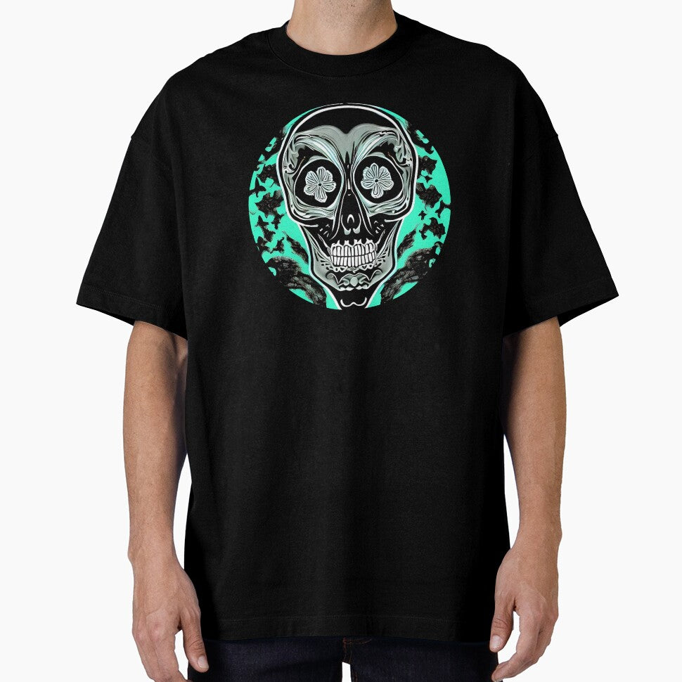 Aesthetic Halloween Spooky Skull Artwork by The Love Quill
