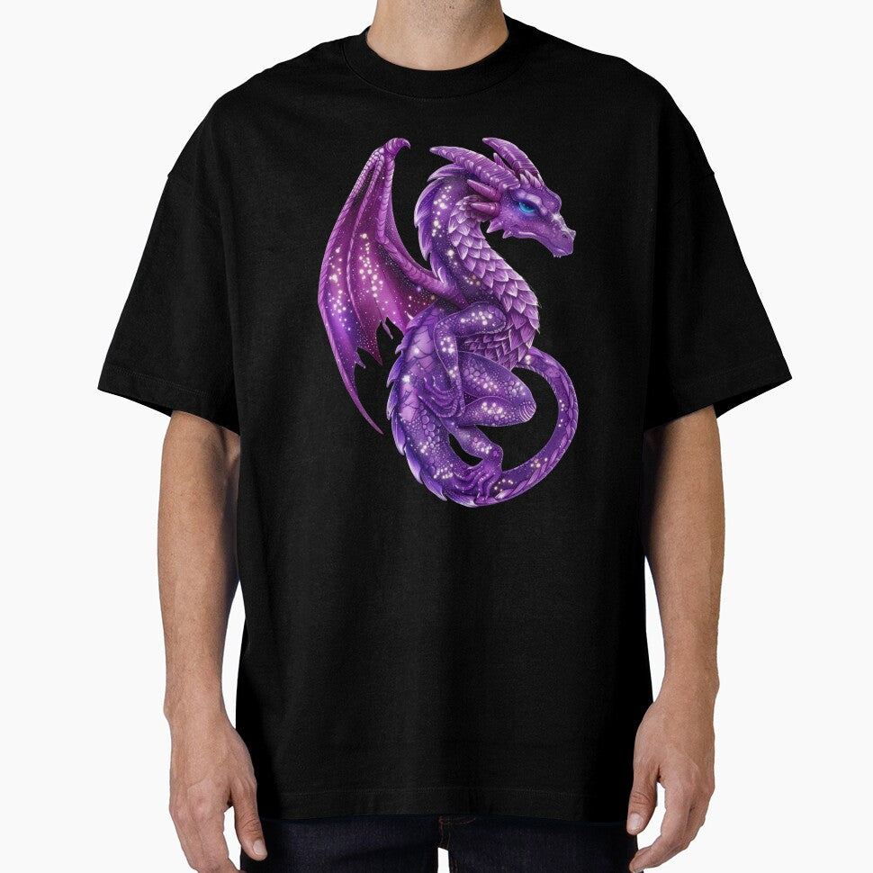 Purple sparkly dragon graphic by PrettyPinkSkies