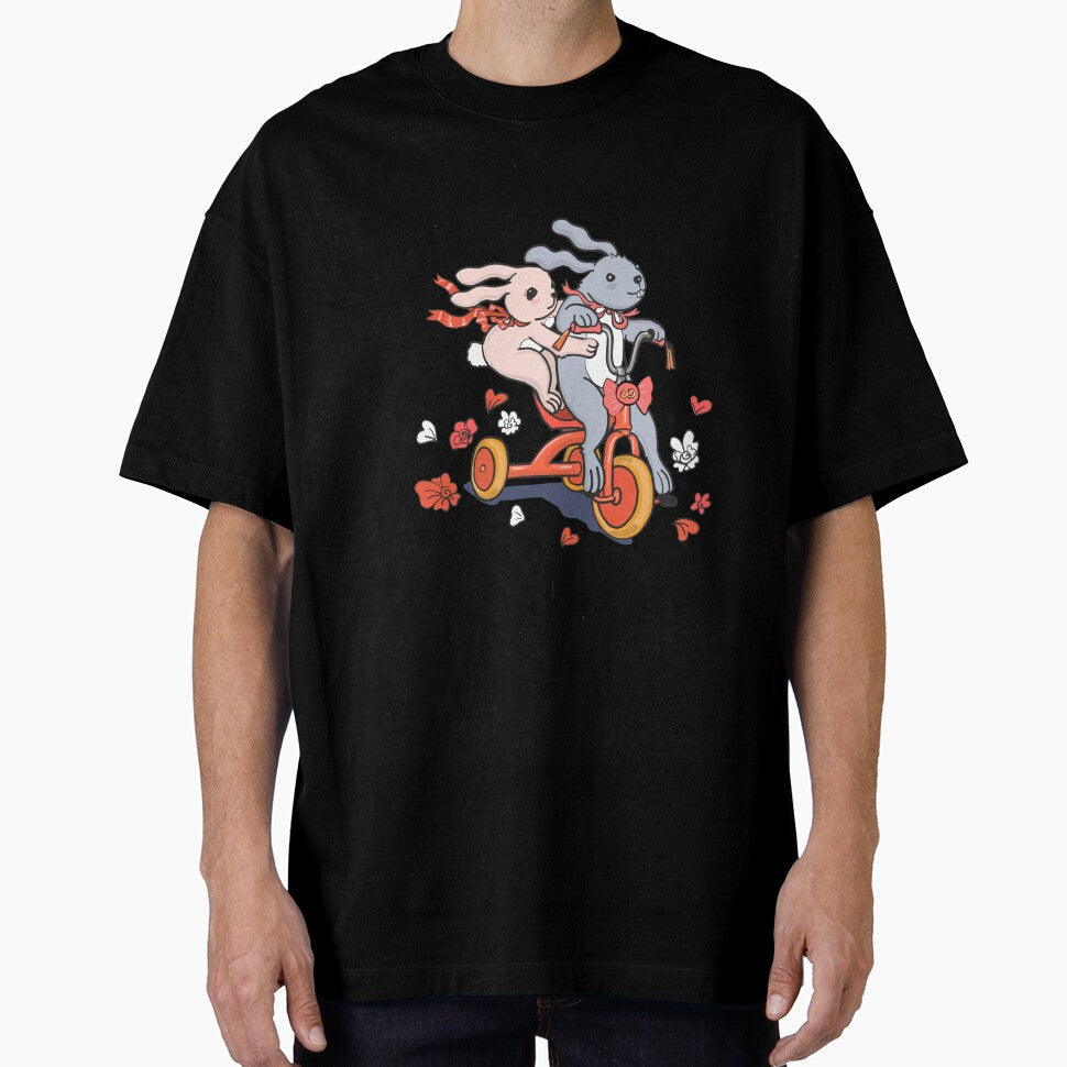 Just Married 76 Years Ago - 76th Anniversary Couple Bunnies Tee, Phone Cases And Other Gifts by MemWear