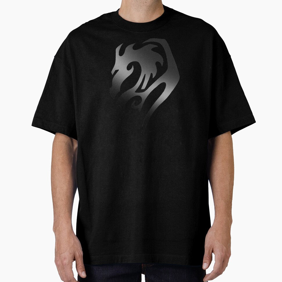 Dragon Stencil Silver by MQ-Dragons