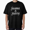 Stay Humble & Hustle Hard Grunge Design by LarkDesigns