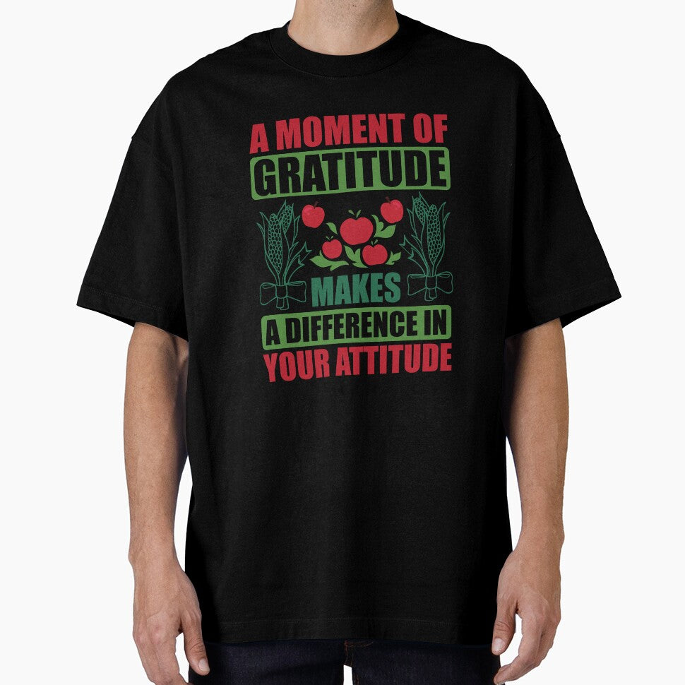 A Moment of Gratitude Fall Harvest Positive Attitude Quote by LunaPixelStudio