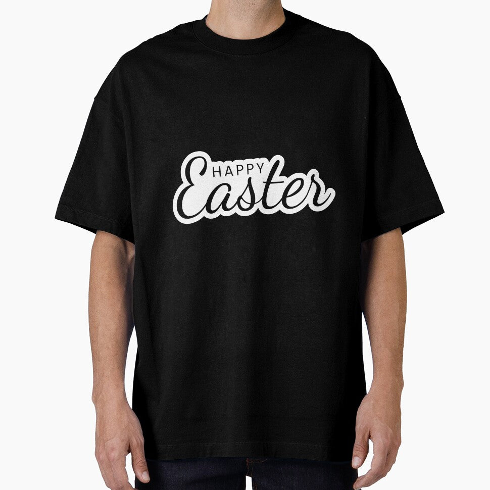 Happy Easter Cursive Handwritten simple text design by YourChoiceArt