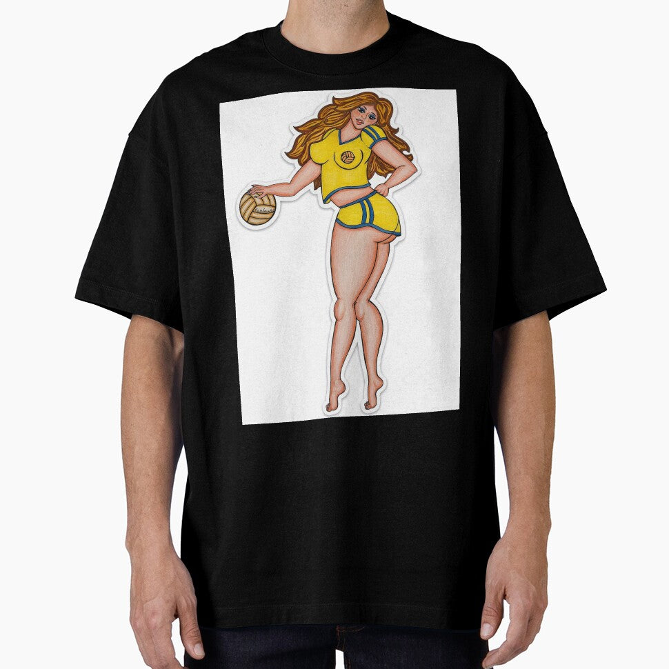 Basketball Pinup Girl by MGB&KaroGaiaArt