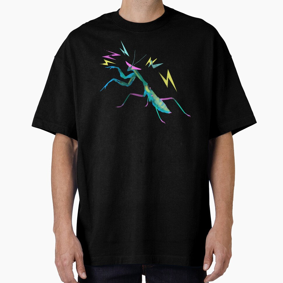 Blue Praying Mantis in Zoomer Shades by techno-mantis
