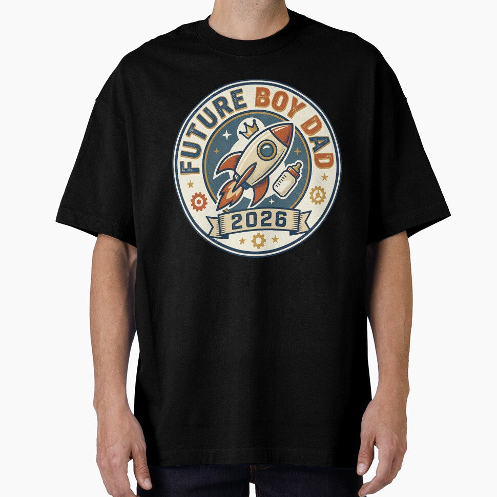 Future Boy Dad 2026 Expecting Father Apparel by LunaticDream