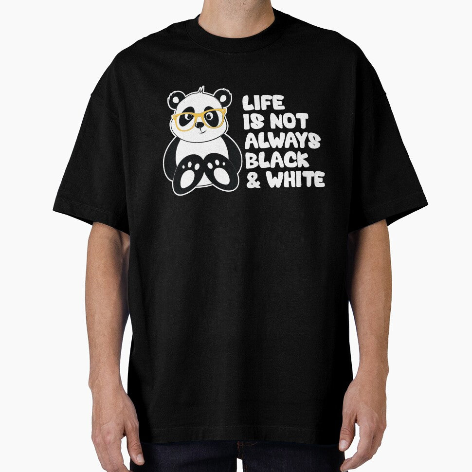 Panda bear ife is not black and white by inspiredtrend