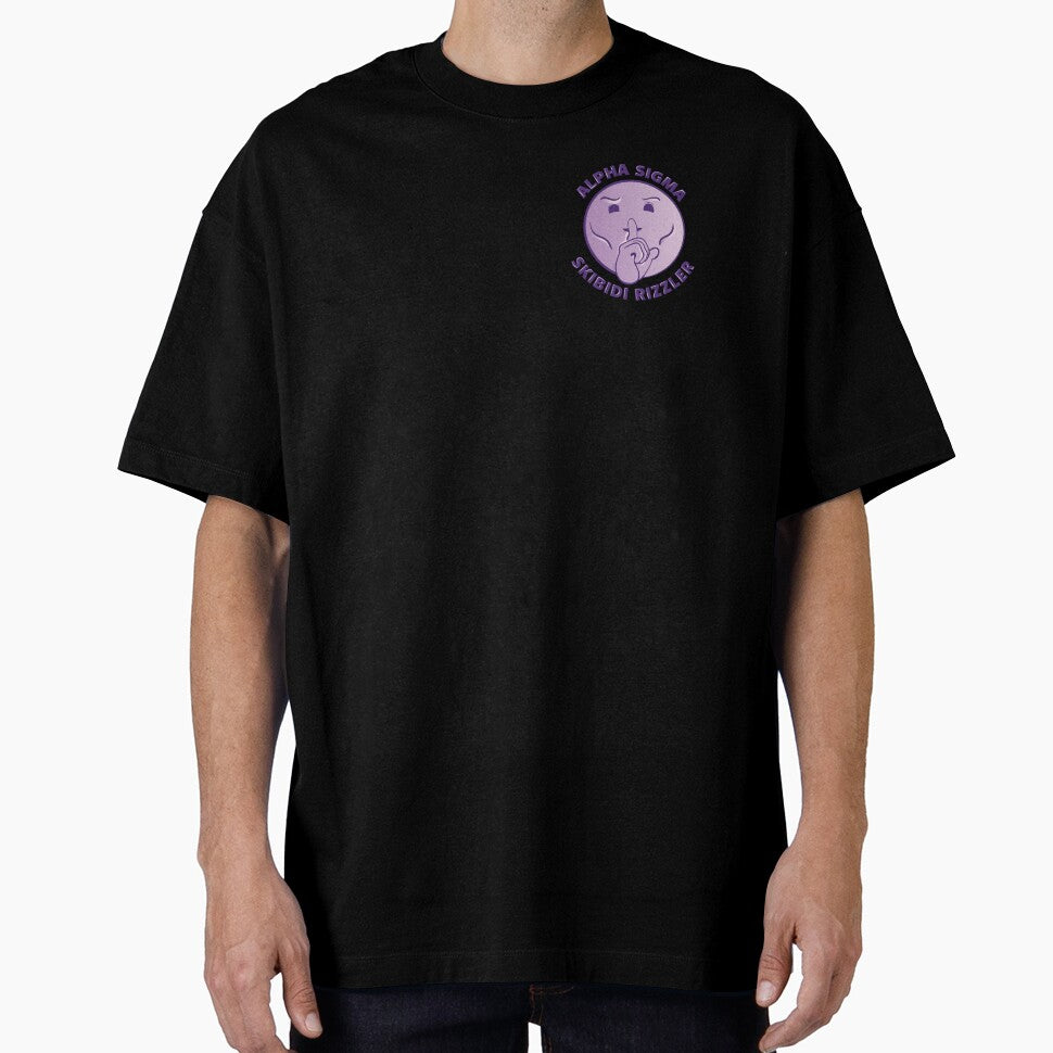 Mewing emoji, Alpha Sigma, skibidi rizzler, Gen Z design, Purple, gen Z slang by Pink&Blue  @pink.and.blue_studio