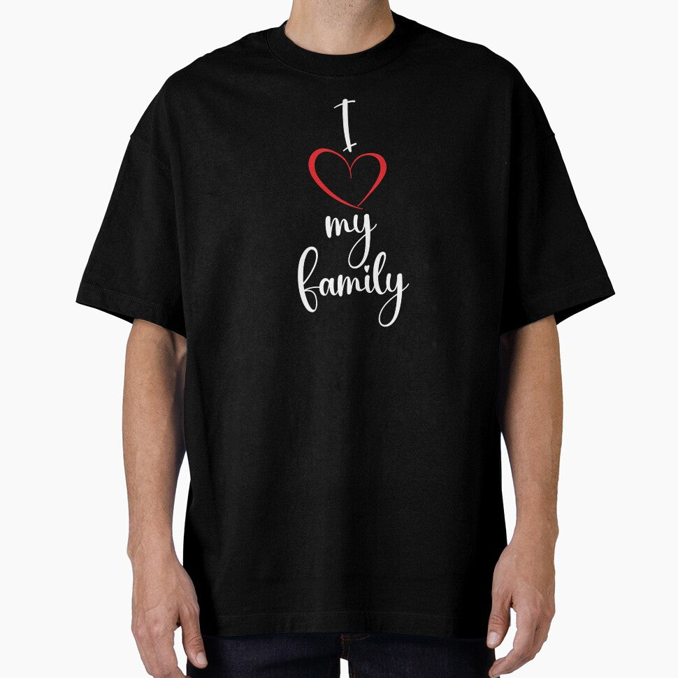 I Love My Family (White) by Pencil & Pixel