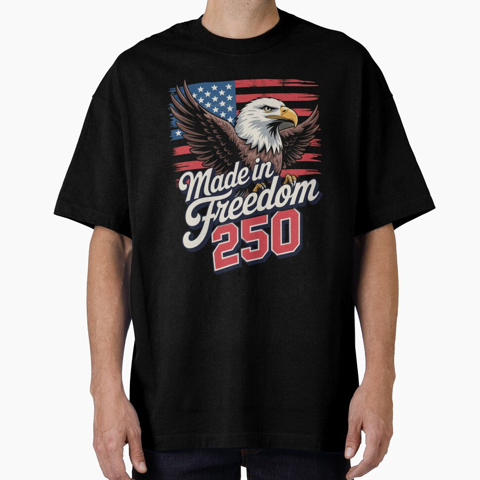 Made In Freedom T-shirt for Women and Men Independence Day 4th of July by Lopez-Design