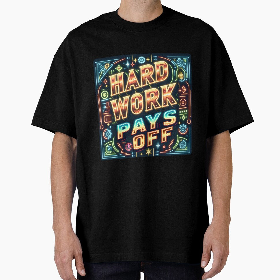 Hard work pays off, typography by maxmaj