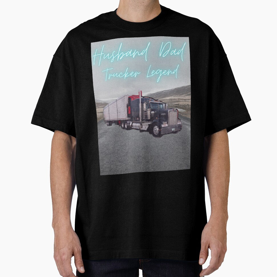 Husband Dad Trucker Legend by Shopaholicer