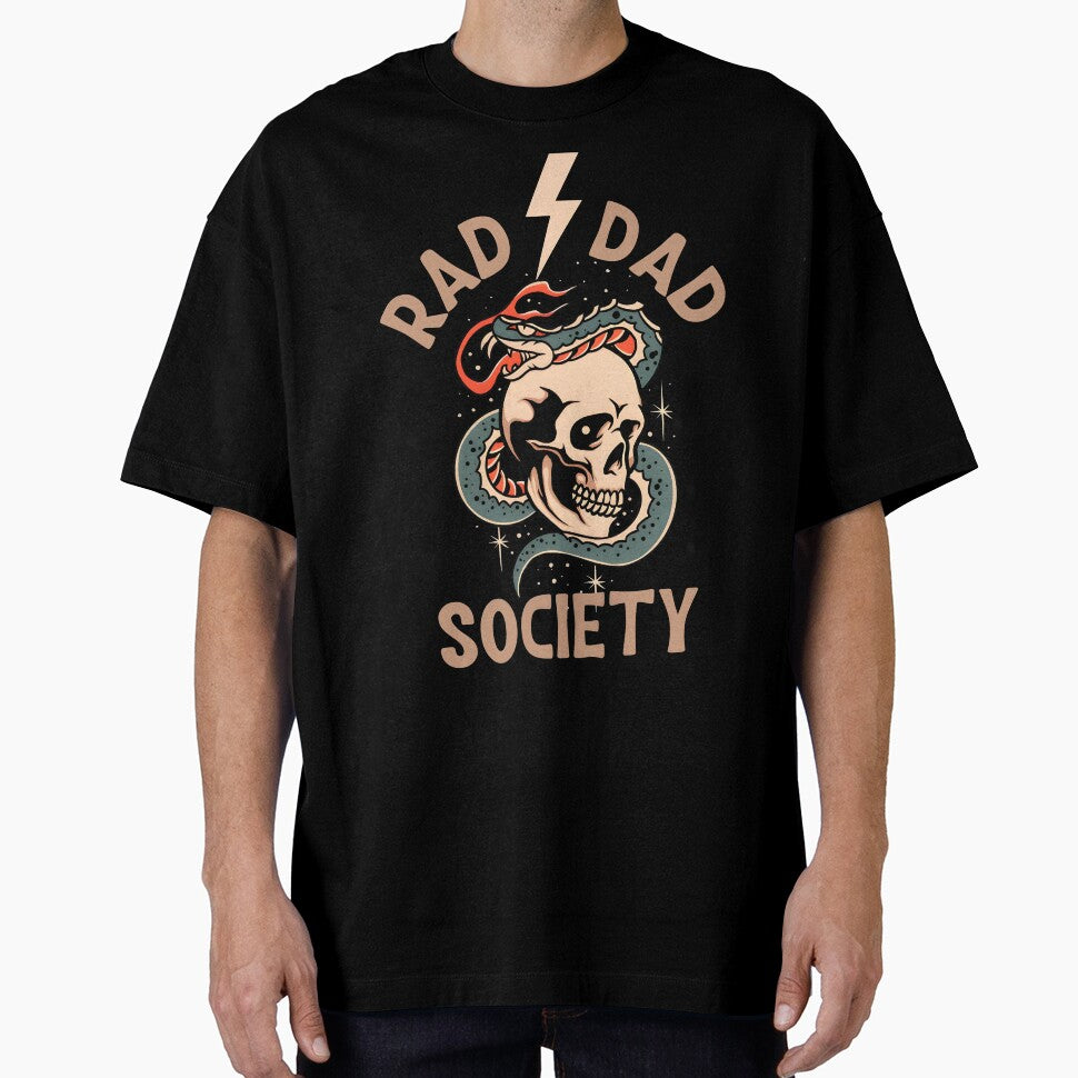 Rad Dad Society T-Shirt, Cool Dad Club, Dad Life Tee, First Fathers Day Present, Dad of Girls, Papa Of Boys, Gift For Husband, Daddy T-shirt by YubitaLeLe