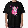 HoHoHo Retro Vintage Pink Santa Claus by TajfunX