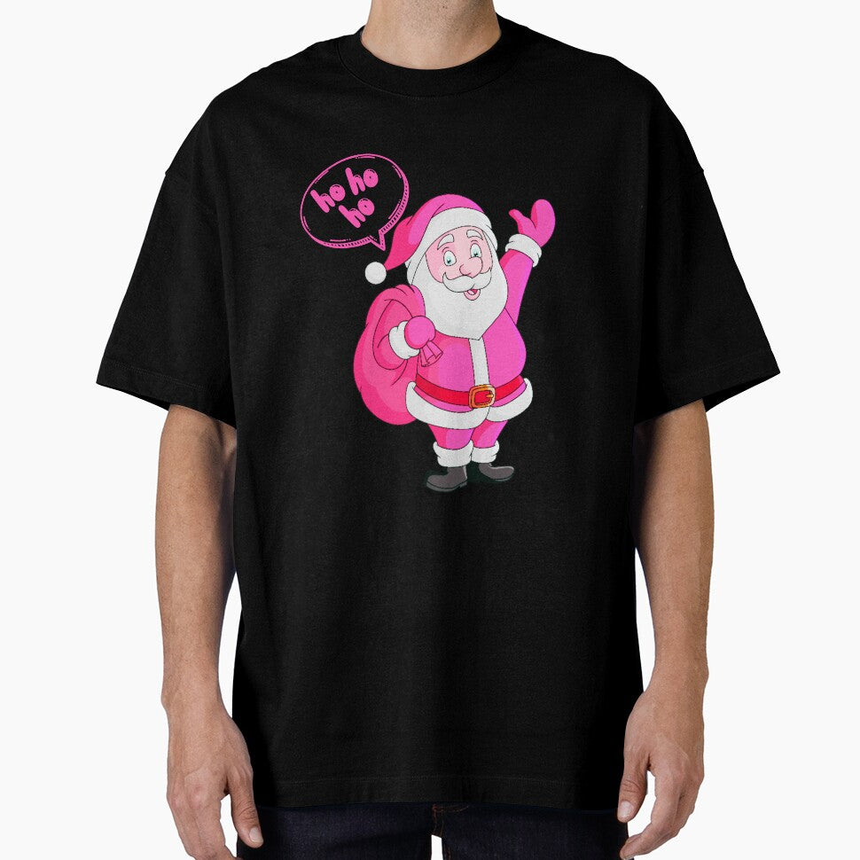 HoHoHo Retro Vintage Pink Santa Claus by TajfunX