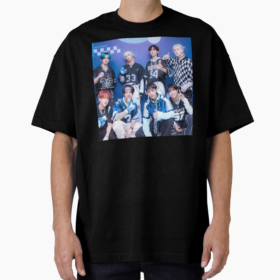 Stray Kids Karma Ceremony Inkigayo SKZ ot8 group image comeback bang chan lee know changbin hyunjin han felix seungmin IN stay skzoo kpop by Kpop-Noona
