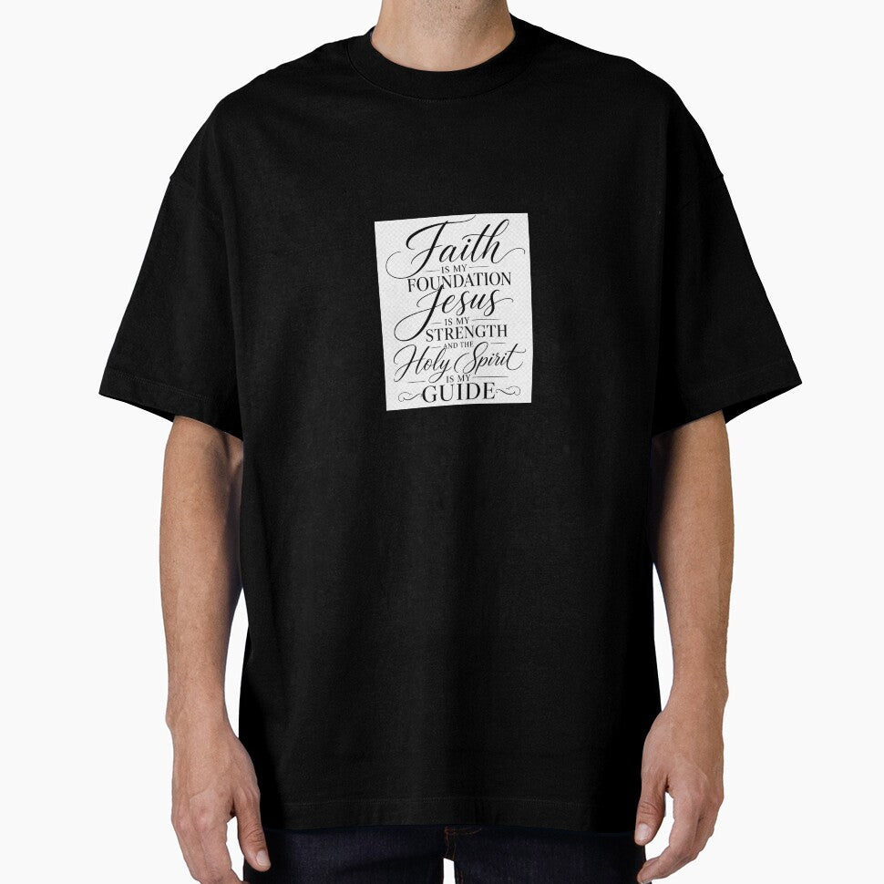 Minimalist Christian Faith Typography Design by LizzySassy