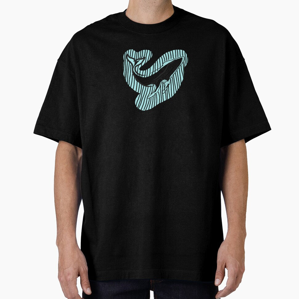 Whale sea minimalist design by Tropical Blood