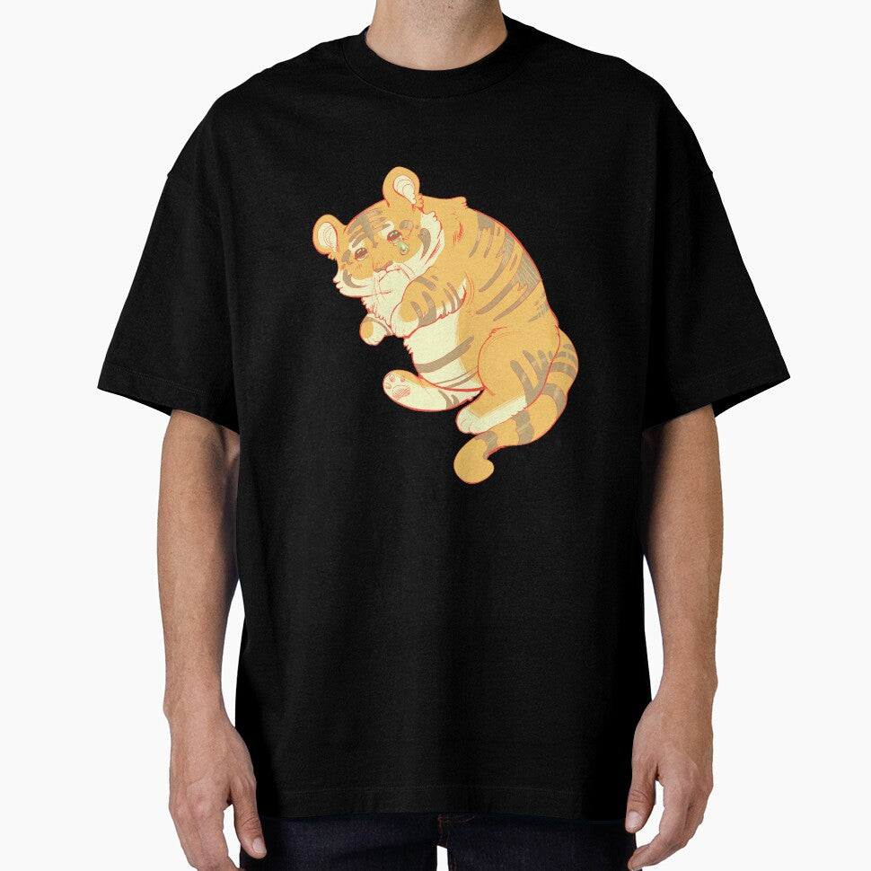 Sad Rotund Chonky Tiger by WormLasagna