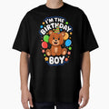 Funny Brown Bear Birthday Boy Bday Boys Girls Kids by rafaeltto