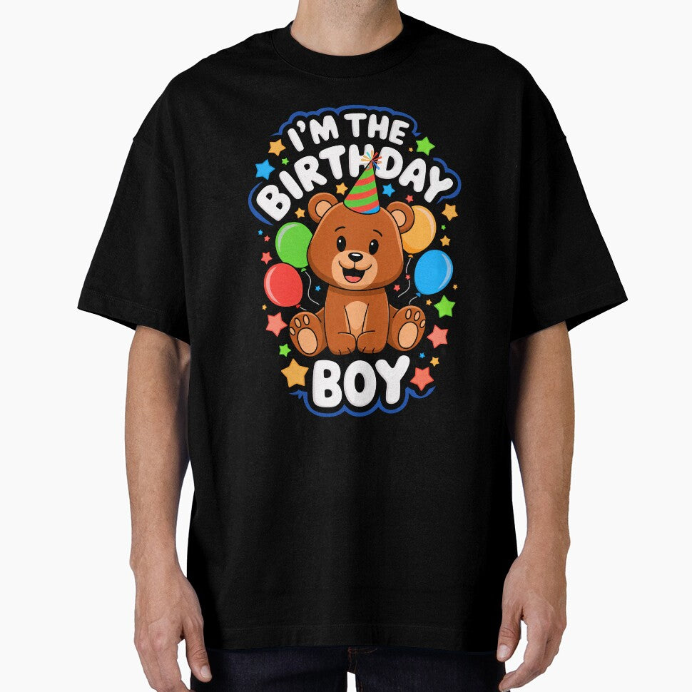 Funny Brown Bear Birthday Boy Bday Boys Girls Kids by rafaeltto