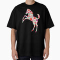 Mustang Horse Mexican Floral Pattern by SoccaTamam
