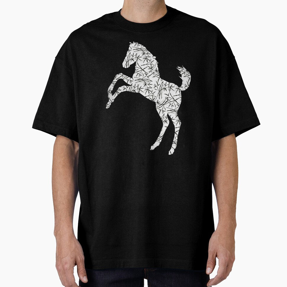 Mustang Horse Bamboo Pattern by SoccaTamam