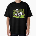 Cute pandas in the bamboo forest by ZadzeneaArt