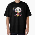 Snack Attack Panda Embroidery Patch Funny Kawaii by ColorSplash123