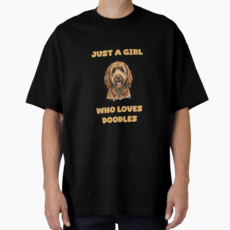 Just A Girl Who Loves Doodles Goldendoodle Labradoodle by NatureUnleashed