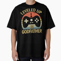 Leveled Up To Godfather - Fathers Day Gift Video Gamer by nana1099